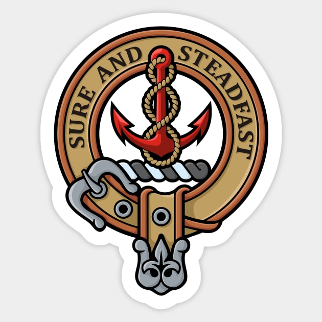 Clan Clark Crest Sticker by sifis